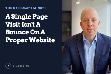 A Single Page Visit Isn't A Bounce On A Proper Website